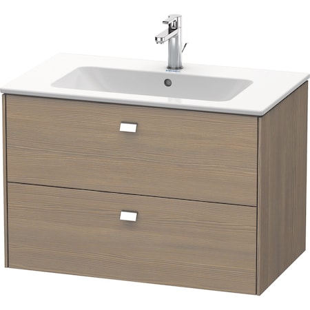 Duravit Brioso Two Drawer Wall-Mount Vanity Unit Oak Terra BR410201035